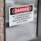 Signmission 18 Clearance From Sprinkler Head Must Be, 5 in W x Rectangle, Vinyl Decal OS-2PACK-DS-D-35-L-2372 - alternate 4